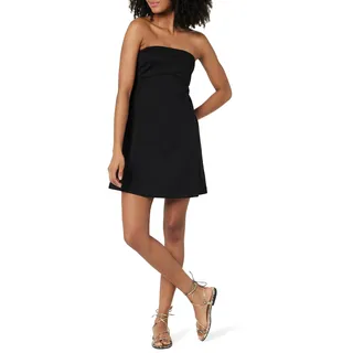 The Drop Vienna Strapless Babydoll Mini Dress Kleider, Schwarz, L