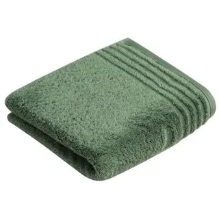 Vossen Handtuch , Grün , Textil , Uni , 50x100 cm , Made in Austria, Oeko-Tex® Standard 100 , saugfähig, Aufhängeschlaufe, angenehm weich, hochwertige Qualität, schadstoffgeprüft , Heimtextilien, Badtextilien, Handtücher