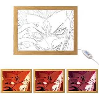 MeYuxg JJK Anime Beleuchteter Bilderrahmen, Anime LED Box, Kreative LED Bilderrahmen, Japanische Lampe für Wohnzimmern, Schlafzimmern, Cafés und Kinderzimmer (5)