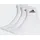 Thin and Light Ankle Socken 3 Paar White/Black 49-51