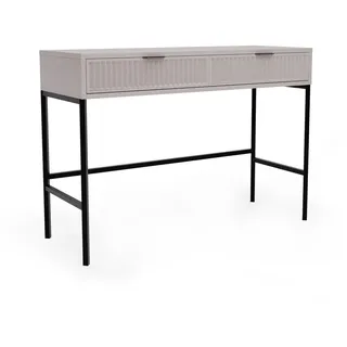 Idohome Konsolentisch mit Schubladen, Beige , Holzwerkstoff , Rechteckig , 41x78x110 cm , Wohnzimmer, Wohnzimmertische, Konsolentische