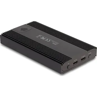 DeLock Externes Gehäuse USB 20 Gbps 2 x M.2 NVMe PCIe