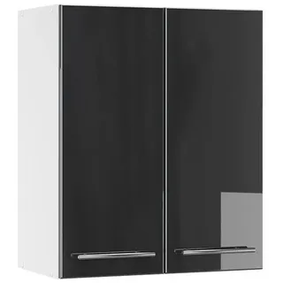 Vicco Hängeschrank Fame-Line Anthrazit Hochglanz 60 cm , Holzwerkstoff , 3 Fächer , Rechteckig , 60x72x34.1 cm , Küchen, Küchenmöbel, Küchenschränke, Küchenoberschränke