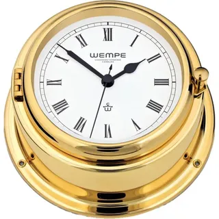Wempe - CW310012 - Quarz-Schiffsuhr - 150mm - Messing - römische Ziffern - BREMEN II