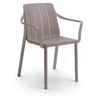 Dining-Gartenstuhl | Tiberina | Tortora | Kunststoff | 2er Set