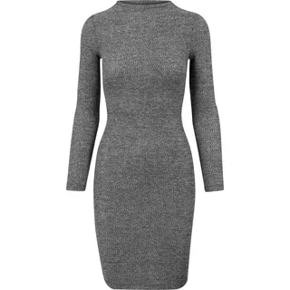 URBAN CLASSICS Kleid Shirtkleid Braun M