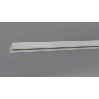 INDEKO Gardinenschiene Objektschiene 1-läufig Ø 0 mm 300 cm Weiß