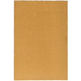 Snapstyle Hochflor Shaggy Teppich 160 x 160 cm Gelb