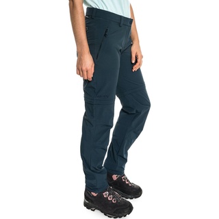 Schöffel Damen Ascona Zip-Off Hose (Größe XL, blau)