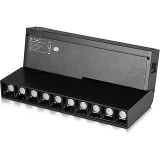 LED-Schienenleuchten - Magnetische Linearleuchten - IP20 - 20 Watt - 1200 Lumen - 4000K - Schwarz