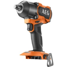 AEG 18 V PRO18V Brushless Akku-Schlagschrauber BSS18MTF12BL-0 (max. Drehmoment 785 Nm, 1/2" Vierkant-Aufnahme mit Sprengring, 4 Schaltstufen, Schlagzahl 0-3.200 min-1, o, Akku & Ladegerät im Karton)