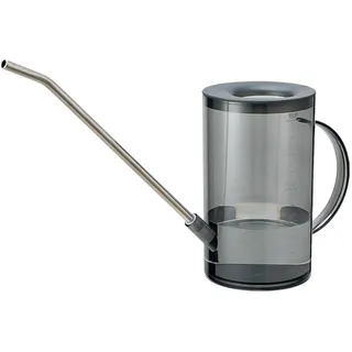 Lizbin Gießkanne für Zimmerpflanzen mit langem Auslauf, Pflanzengießkanne, kleine Gießkannen, Innengießkannen für Zimmerpflanzen, Blumen, Sukkulenten 1L / 34oz (Grau)