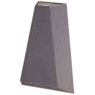 Lucande LED Wandleuchte außen Jendrik (spritzwassergeschützt (Modern) in Schwarz aus Aluminium (2 flammig,) - Außenwandleuchten Wandlampe Led Außenlampe Outdoor für