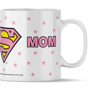 ERT GROUP Original und offiziell lizenziert von DC Keramikbecher, Muster Superman 065, Kaffee- und Teebecher Tasse 330ml