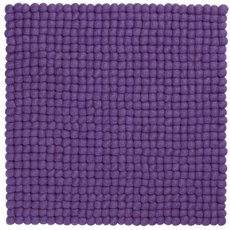 myfelt Filzkugel Sitzauflage Stuhlauflage - Wilma - 36x36 cm, violett