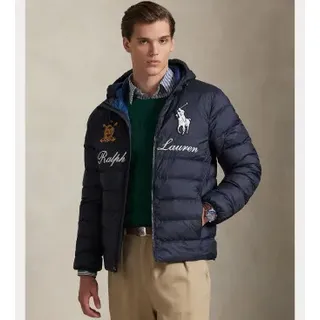 Polo Ralph Lauren für Herren. 710P02584001 Der Colden Coat 20. Jahrestag Navy (L), Blau, Lässig, Recyceltes Polyester, Nachhaltig, Marine