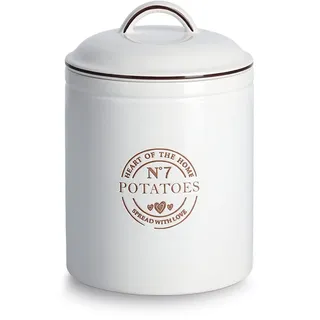 Zeller Vorratsdose Potatoes weiß 17,5 x 24,5 cm 2,9 l