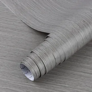 Arthome Klebefolie Rustikales Holzoptik Selbstklebende Tapete,Abnehmbar Dekoratives Vinyl Folie für Möbel Küche Schränke Möbel Tische Wand Vintage DIY Wandverkleidung,Grau Holz,60cmx5m