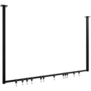 CLP Garderobenständer Fenton Schwarz