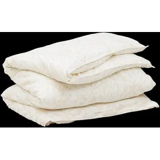 GANT Baumwolle Leinen Grow Bettdeckenbezug einzeln Farbe Putty Größe 135x200+80x80cm