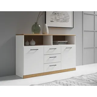 OTTO home Ribe 130 x 80 x 35 cm Weiß