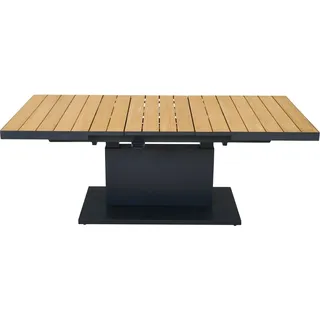 Siena Garden Gartentisch Talina Rechteckig ausziehbar Holz Teak 90 cm x 140 cm