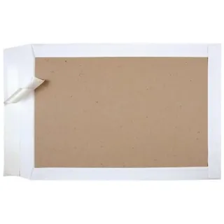 MAILmedia Mailmedia, Papprückwandtaschen DIN B4 ohne Fenster weiß 100 St.