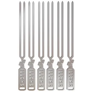 Skotti Grillbesteck 28 cm Edelstahl grau
