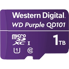 Bild WD Purple SC QD101 Ultra Endurance microSDXC 1TB, UHS-I U1, Class 10 (WDD100T1P0C)