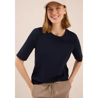Cecil Sweatshirt, mit seitlichen Schlitzen, blau