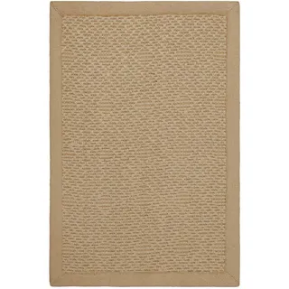 WECON HOME "Hugo two, Juteteppich, als Läufer erhältlich", rechteckig 8 mm Höhe Naturfaser, 100% Jute, Sisal-Optik, pflegeleicht, Wohnzimmer, Raute,