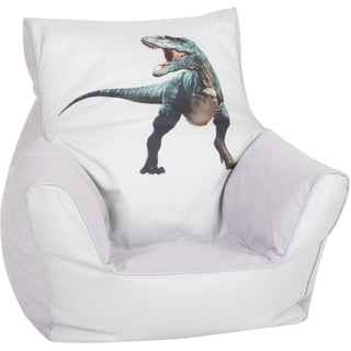 Knorrtoys KNORRTOYS.COM 68567 Kindersitzsack, Dino Grey, 40x50x43cm