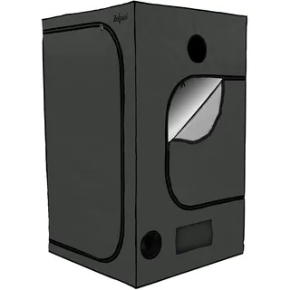 Zelsius Growzelt 120 x 120 x 200 cm Grau, Schwarz
