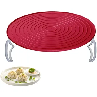 Westmark Teller-Etagère, Zusammenfaltbar, Mikrowellengeeignet, Kunststoff, Rot/Weiß, 22492270