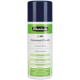 Schmincke - Universal-Fixativ, Aerospray, 400 ml, 50 401 042, Fixativ für Pastell-, Aquarell-, Gouachemalerei, Kohle-, Bleistiftzeichnungen, farblos, schnell trocknend