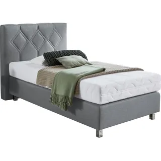 Westfalia Schlafkomfort Boxspringbett »Phönix«, grau,