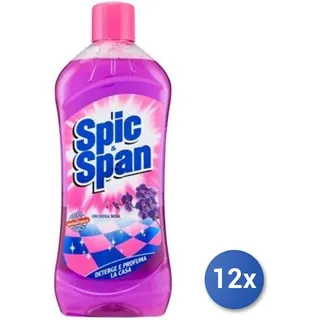 12X Bundle Spic&Span Böden 1000 Ml. Schwarze Orchidee