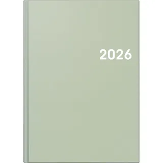 Brunnen Buchkalender Mod. 795 2026 | A5, Kunststoff, salbei