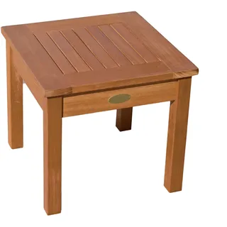 Beistelltisch SONORA, Eukalyptus geölt - Farbe: Teak Look - Braun