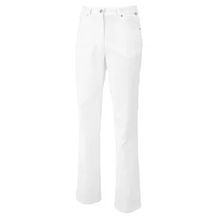BP 1732-687-21-32/34 Jeans für Frauen, Stretch-Stoff, 300,00 g/m2 Stoffmischung mit Stretch, weiß, 32/34