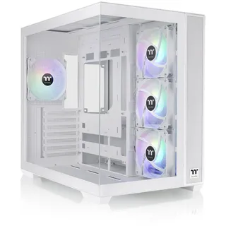 Thermaltake View 380 TG ARGB Snow weiß, Glasfenster (CA-1Z2-00M6WN-00)