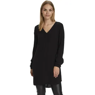 KAFFE Tunika Amber Damen Tunika Amber Langarm V Ausschnitt Shirt Casual Basic Black deep 46