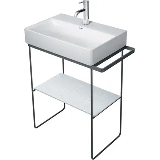 Duravit DuraSquare Metallkonsole 66,5x45,1cm, für den Waschtisch  235660, Handtuchhalter, freistehend, 0031134600, Farbe: Schwarz Matt
