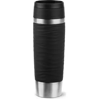 Emsa Travel Mug Wave Thermobecher 0,5 l Schwarz 3 St.
