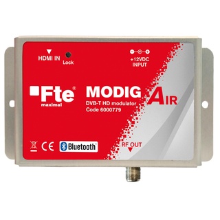 FTE Maximal MODIG Air Modulator A/V auf Digital terrestrisch (DVB-T) Full HD 1080 mit einem HDMI-Eingang und einem Bluetooth-verwalteten HF-Ausgang über eine App