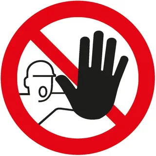 SafetyMarking BRW, Sicherheitskennzeichnung, Zutritt für Unbefugte verboten,