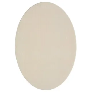 The CarPET Teppich »Relax« oval 16 mm Höhe waschbarer Wohnzimmer Teppich modern rutschfest beige