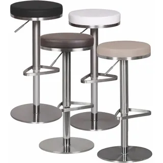 Wohnling Barhocker WL1.294 weiß Kunstleder