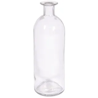 Rayher Glasvase, Höhe 20 cm, 7 cm ø, Öffnung 1,8 cm ø, Volumen 475 ml, Vase, Glas, rund, 46696000