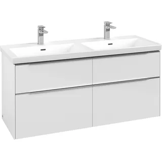 Villeroy & Boch Waschtischunterschrank 4 Auszüge 127,2 x 57,9 x 47,8 cm Weiß